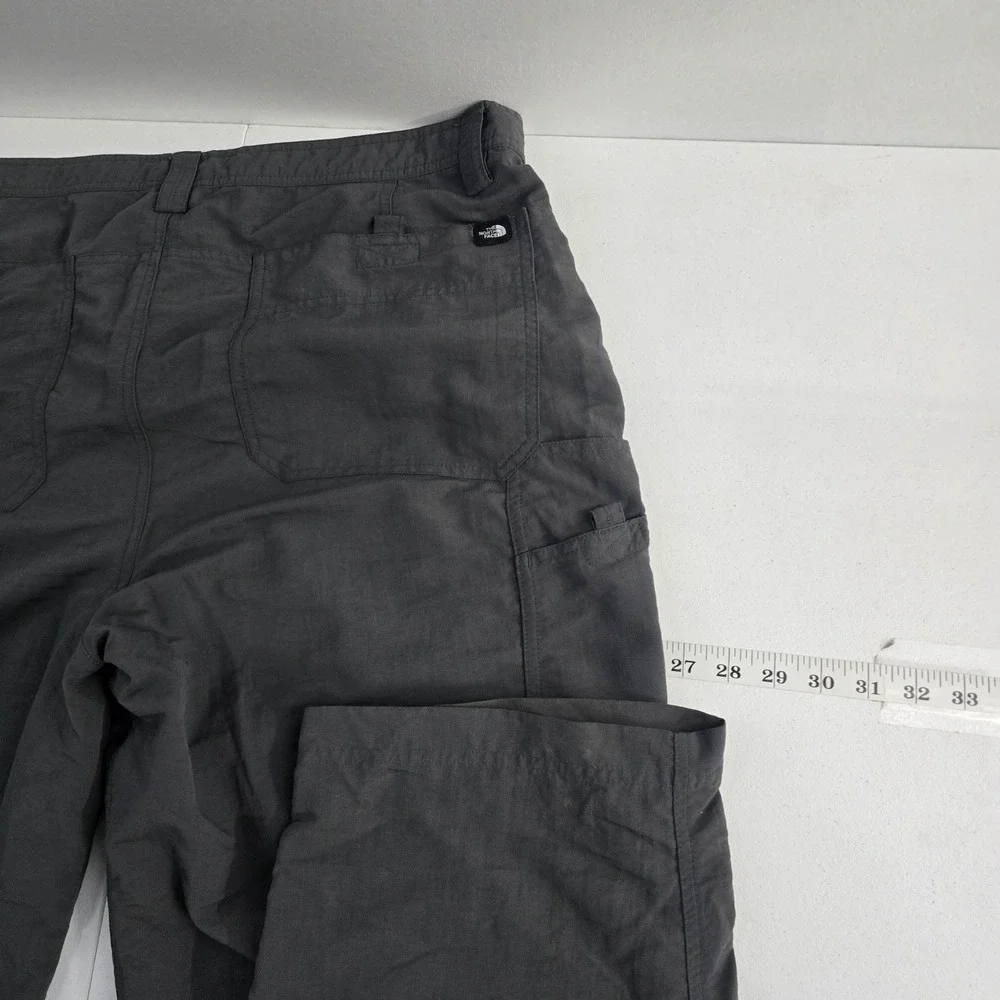 The North Face Mens Nylon Hiking Pants Outdoors‎ Gray Size 40